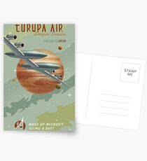 Jupiter Travel Poster Postcards