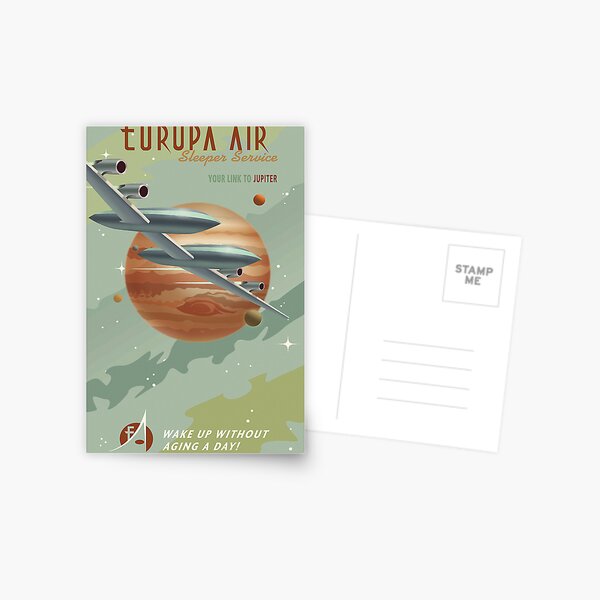 Item preview, Jupiter Travel Poster designed and sold by stevethomasart.