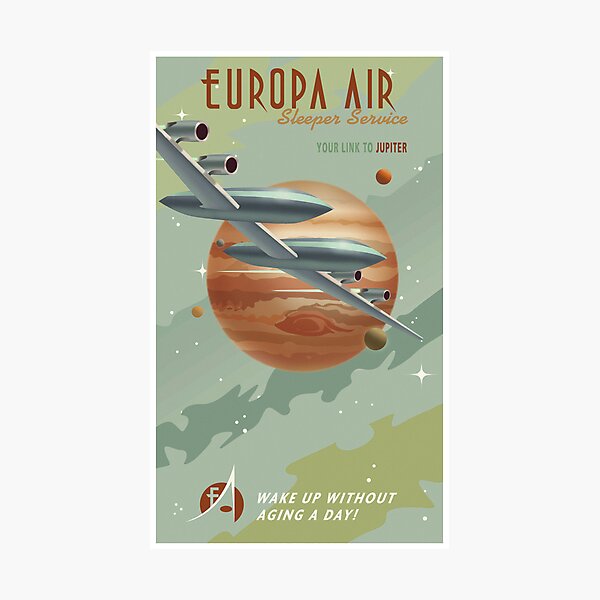 Jupiter Travel Poster Photographic Print
