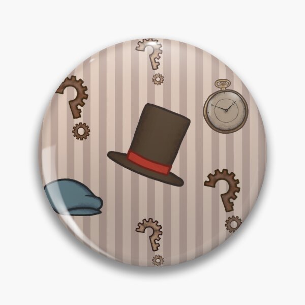 Item preview, Professor Layton Repeated Pattern (Brown) designed and sold by paracosmix.