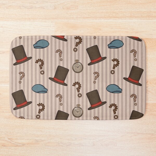 Item preview, Professor Layton Repeated Pattern (Brown) designed and sold by paracosmix.