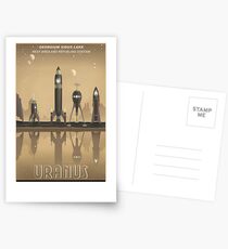 Uranus Travel Poster Postcards