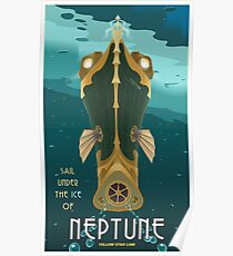 Neptune Travel Poster Poster