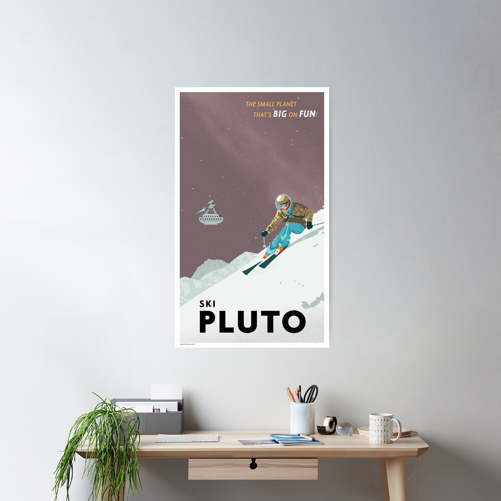 Pluto Travel Poster Poster