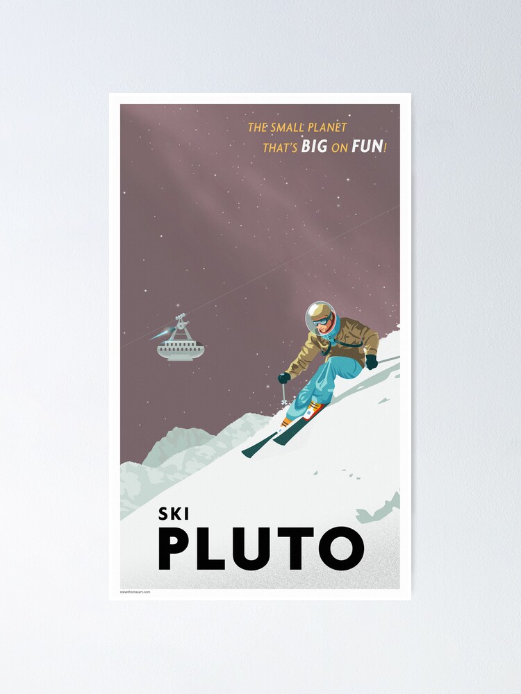 Alternate view of Pluto Travel Poster Poster