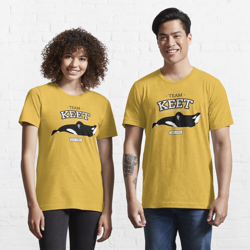 Team Shamu - Keet Essential T-Shirt for Sale by finsandflukes | Redbubble