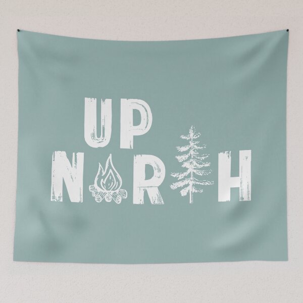 Item preview, Campfires Up North in the Woods designed and sold by GreatLakesLocal.