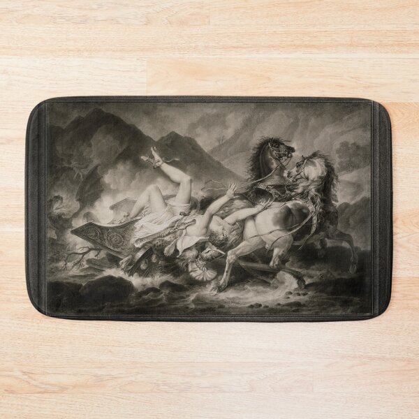 Item preview, Death of Hippolytos by Carle Vernet Old Masters Reproduction Illustration designed and sold by Xzendor7 Digital Art Creations.