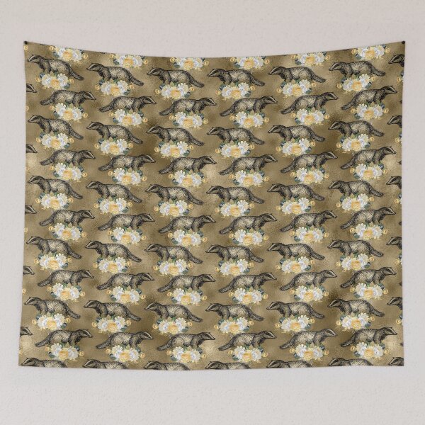 Item preview, Bears and Badgers Honey Bee Black and Gold Design designed and sold by digitalvintage.