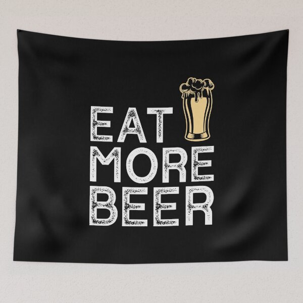 Item preview, Funny Eat More Beer designed and sold by ambaart.