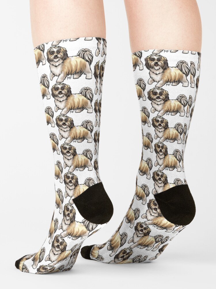 Alternate view of Shih Tzu - Gold Socks