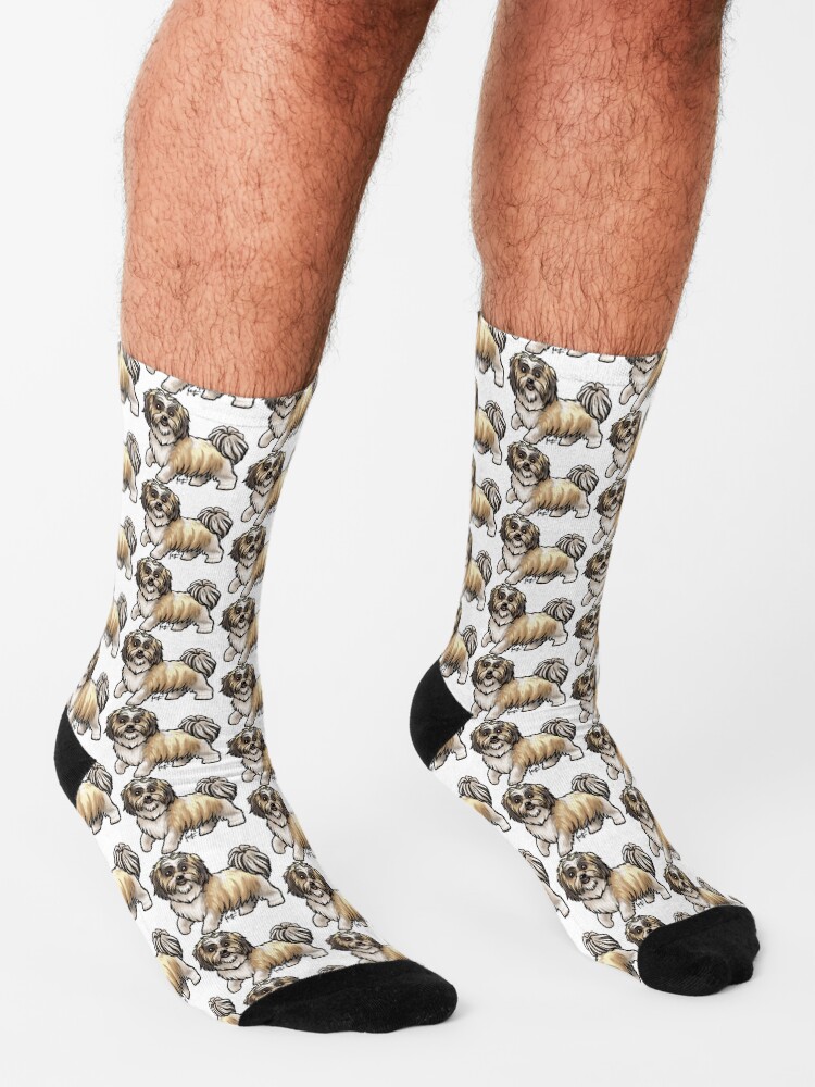 Alternate view of Shih Tzu - Gold Socks