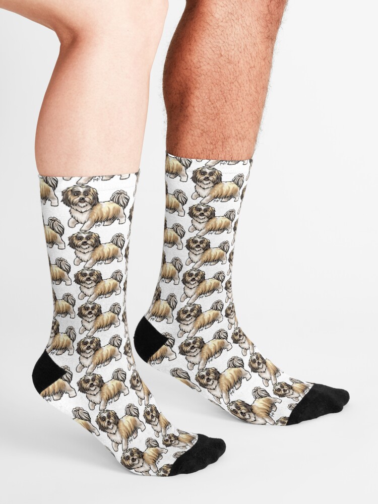 Alternate view of Shih Tzu - Gold Socks