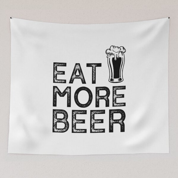 Item preview, Funny Eat More Beer designed and sold by ambaart.