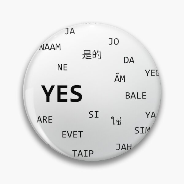 Item preview, YES - in many languages designed and sold by Claudia-Evans.