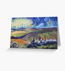 Angels by Night Greeting Card