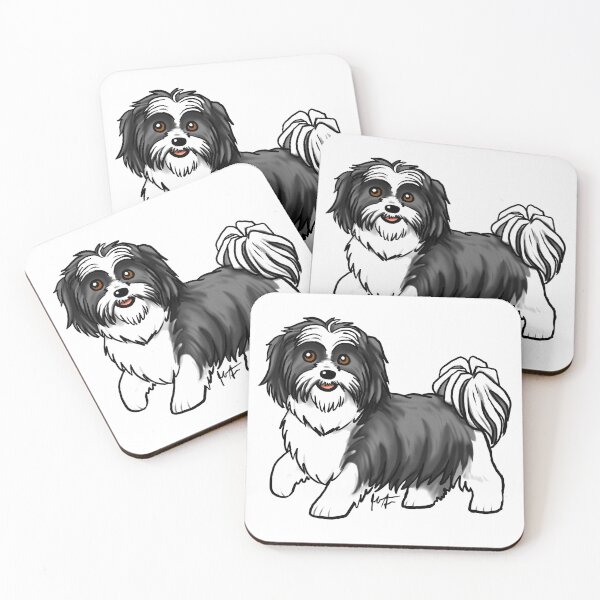 Item preview, Dog - Shih Tzu - Double Colored Black and White designed and sold by Jennifer Stolzer.