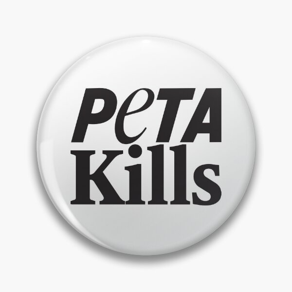Item preview, PETA Kills Sticker designed and sold by finsandflukes.