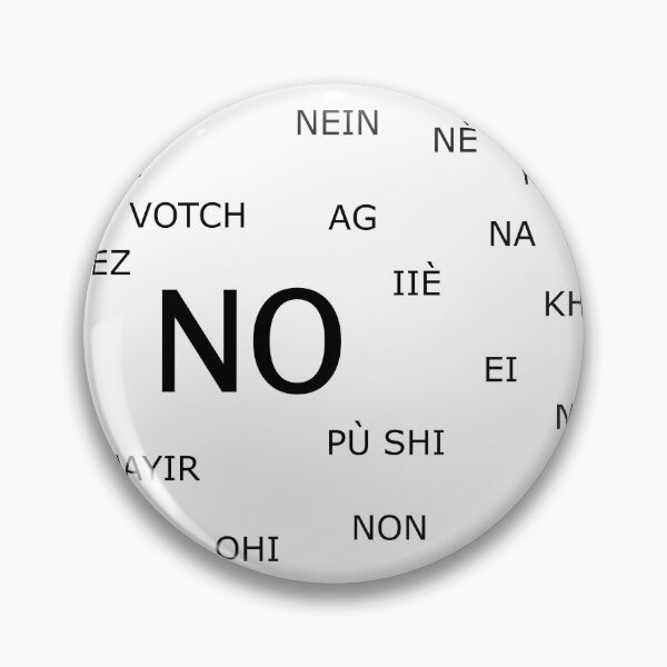 Item preview, NO - in many languages designed and sold by Claudia-Evans.