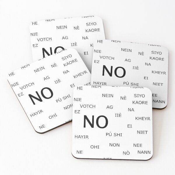 Item preview, NO - in many languages designed and sold by Claudia-Evans.