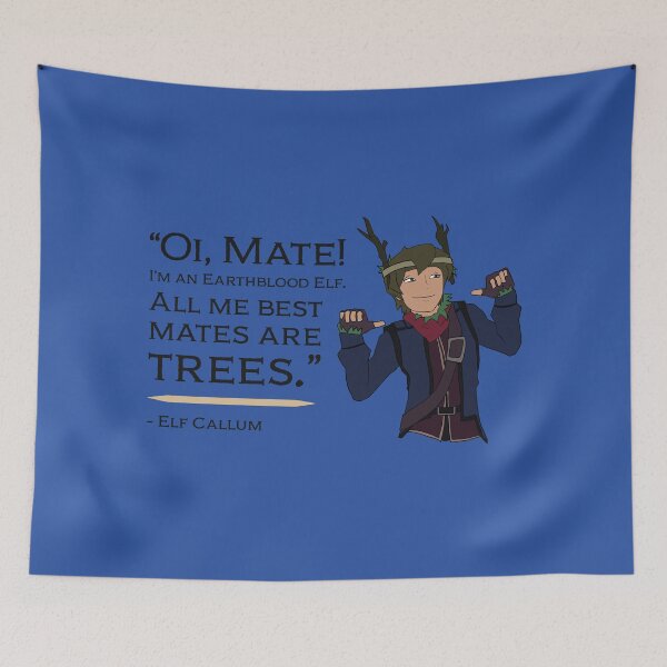 Item preview, Callum Oi Mate (Alternate Font Colour: Black) designed and sold by theagent004.