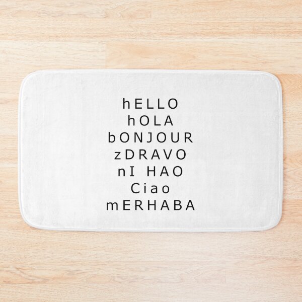Item preview, Hello, Hola, Bonjour, Zdravo, Ni Hao, Ciao, Merhaba designed and sold by MMTYPE.