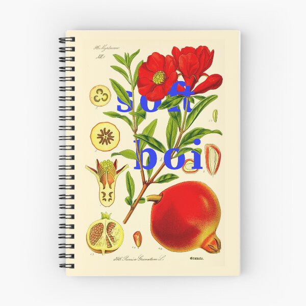 Item preview, Soft Boi Pomegranate Botanical designed and sold by Denny-Danny.