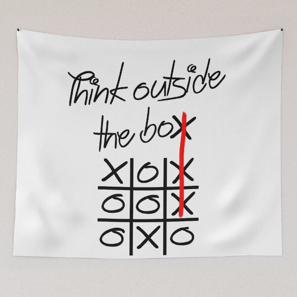Item preview, Think Outside the Box - INSP0007 designed and sold by 3-Starfish.