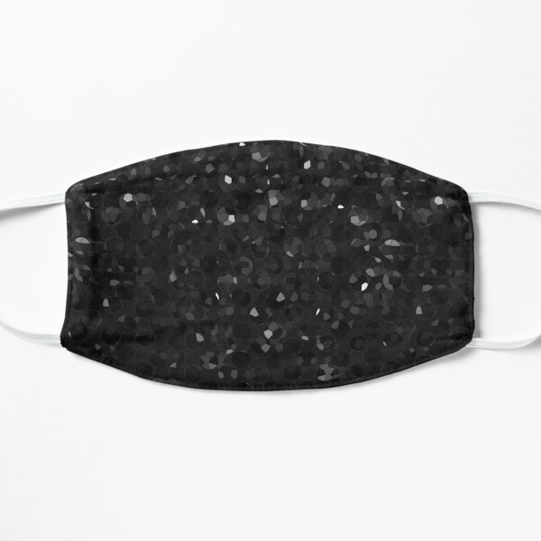 Black Crystal Bling Strass G283 Flat Mask