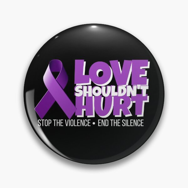 Item preview, Domestic Violence Awareness - Love Shouldn't Hurt designed and sold by diamondstar.