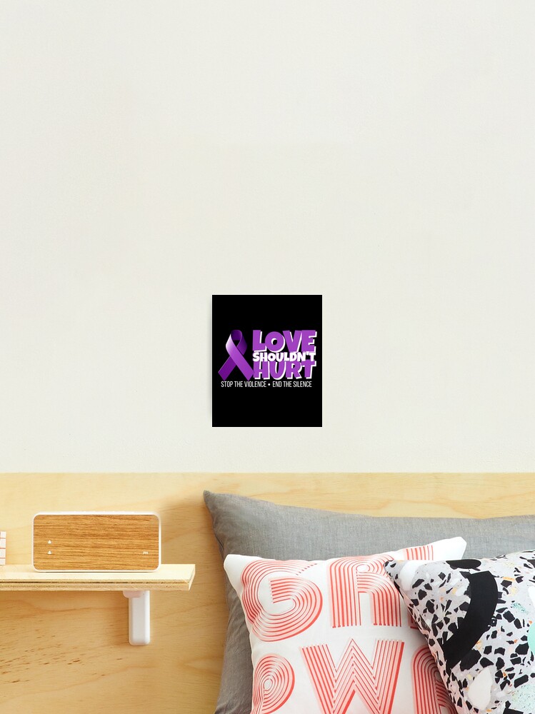 Love Shouldn't Hurt Decal Domestic Violence Awareness -  Portugal