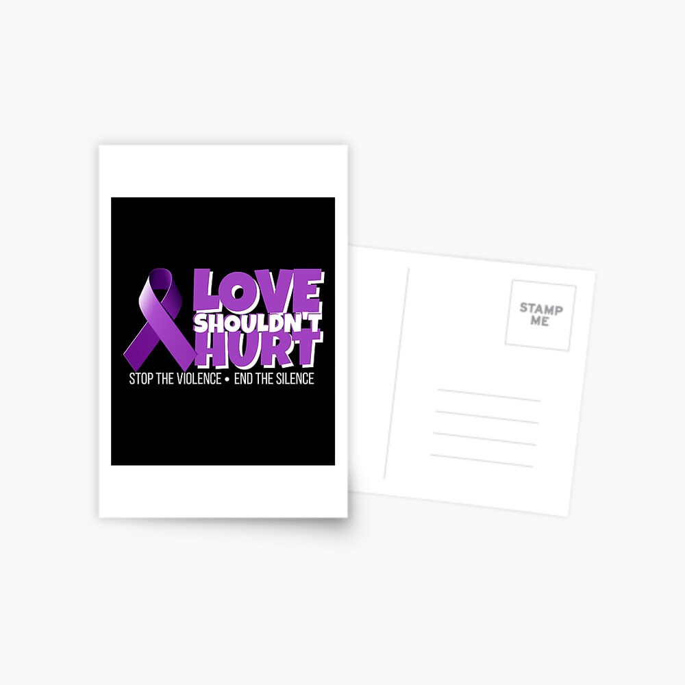 Love Shouldn't Hurt Decal Domestic Violence Awareness -  Portugal