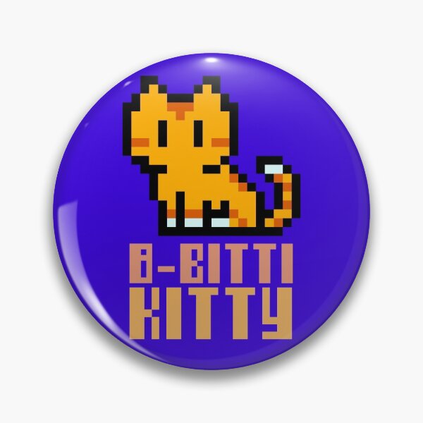 Item preview, 8-BITTI KITTY - Cat 8-bit Retro Design designed and sold by Lart-Design.