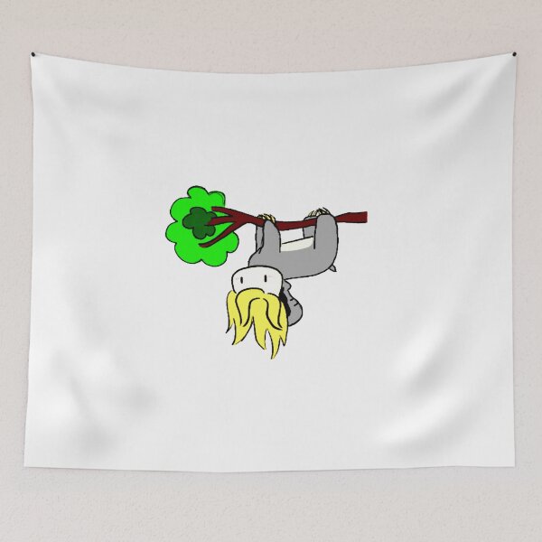 Item preview, Sloth Girl Hanging From Tree Branch designed and sold by theAliCat.