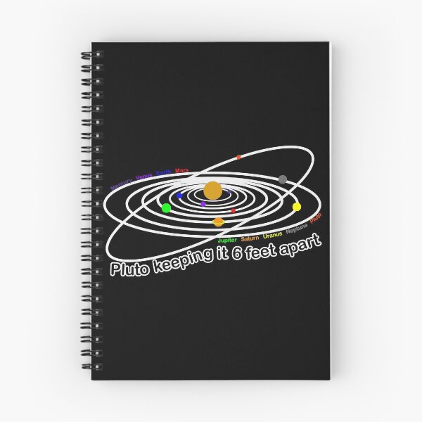 Item preview, Planets Solar System Pluto Keeping It 6 Feet Apart designed and sold by everyspender.