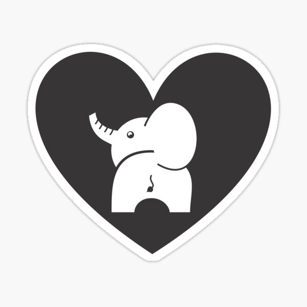 Paper Paper & Party Supplies Kawaii Elephant Blowing Heart Bubbles