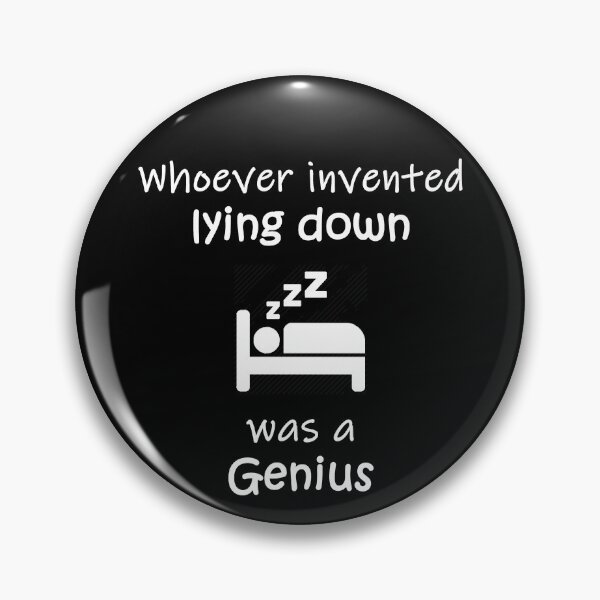 Item preview, Lying Down Genius - AMUS0001Wt designed and sold by 3-Starfish.