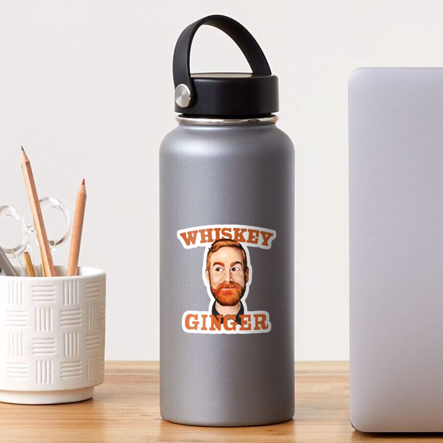"Andrew Santino 'Whiskey Ginger' Podcast" Sticker for Sale by Dispater Redbubble
