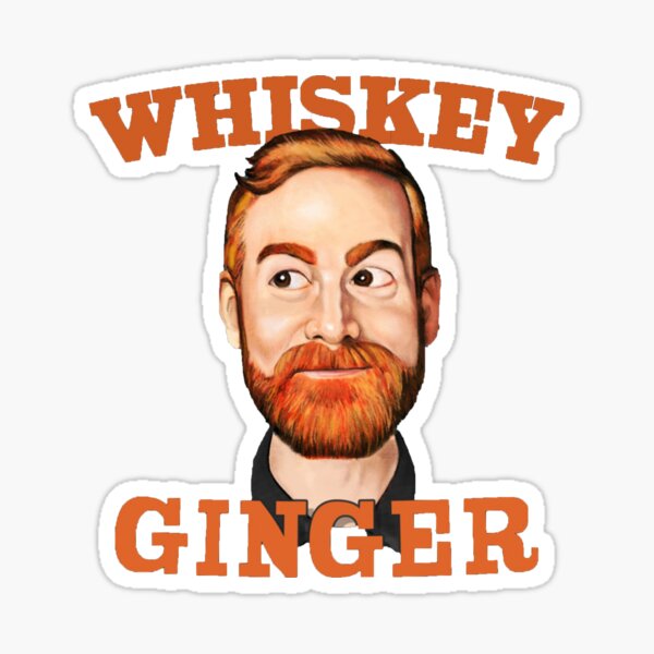 Andrew Santino 'Whiskey Ginger' Podcast Sticker
