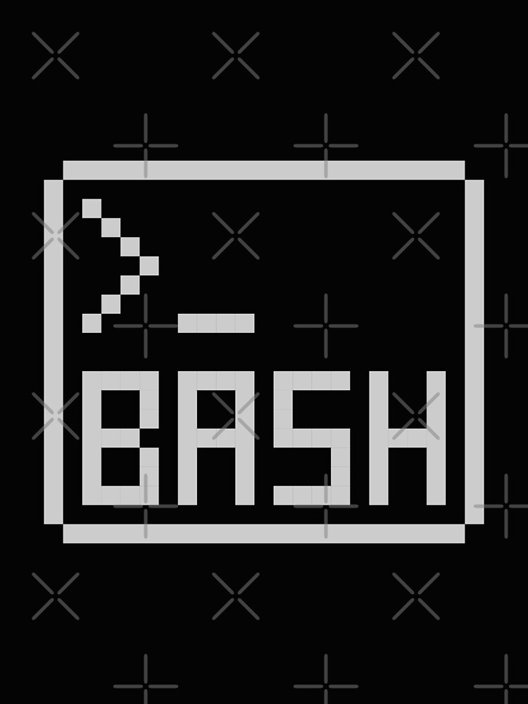 Carte De Vœux Bash Shell Pixel Dessin Pour Les Pirates De Ligne De Commande Par Ramiro Redbubble