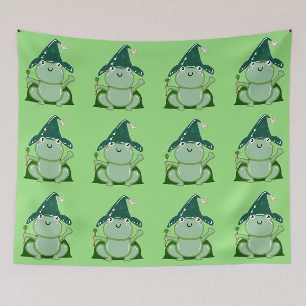 Item preview, Wizard Frog! designed and sold by amyscabgarden.