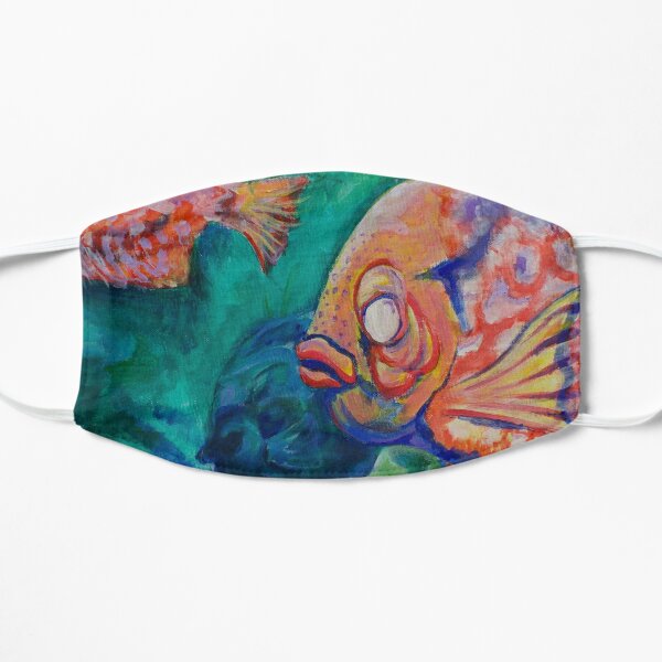 King of Riverhead - Colorful Fish Painting Mask