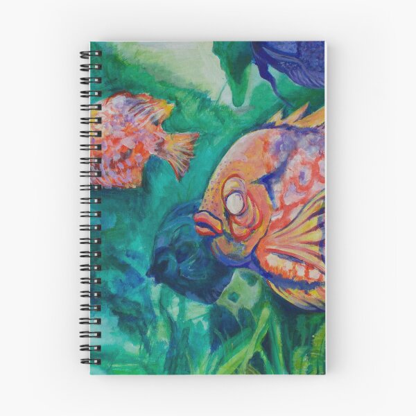 Item preview, King of Riverhead - Colorful Fish Painting designed and sold by sarahlambertart.