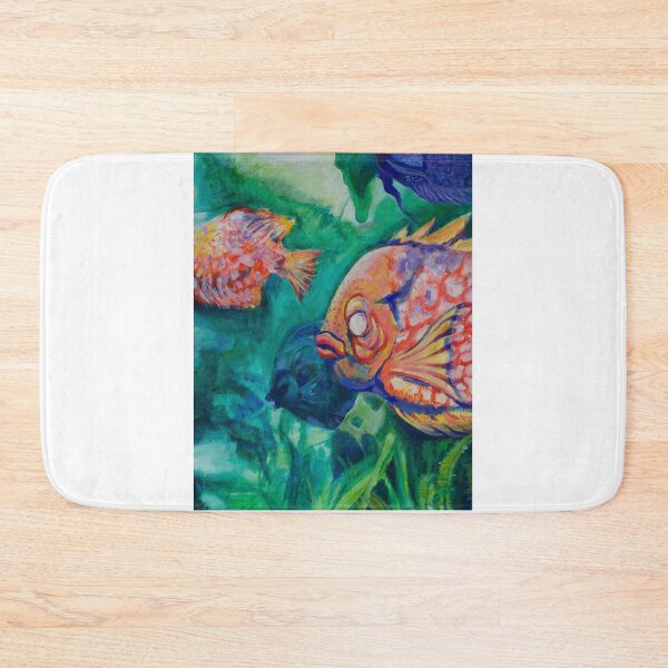 Item preview, King of Riverhead - Colorful Fish Painting designed and sold by sarahlambertart.