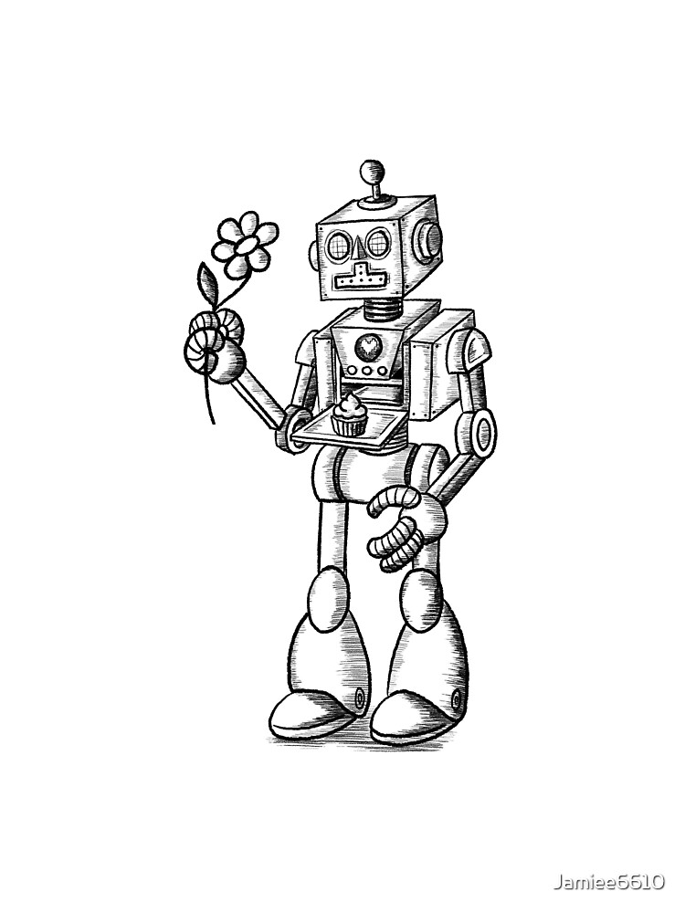Cool Robot Drawing PNG Transparent Images Free Download | Vector Files |  Pngtree