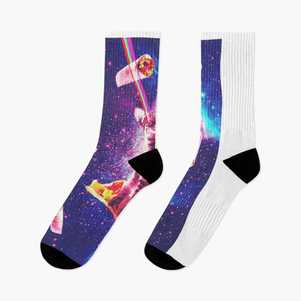 Item preview, Outer Space Taco Cat - Rainbow Laser Eyes, Burrito designed and sold by SkylerJHill.