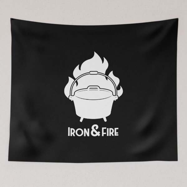 Item preview, Iron and fire Dutch oven designed and sold by PhrasesTheThird.