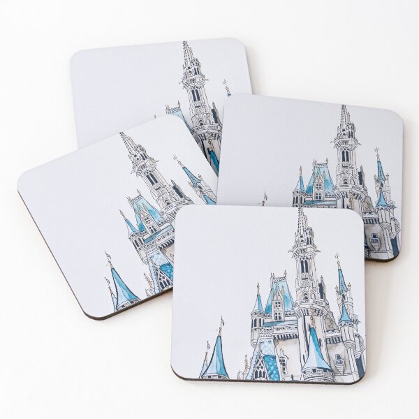 Item preview, Cinderella's Castle Watercolor designed and sold by Moira Gervay.