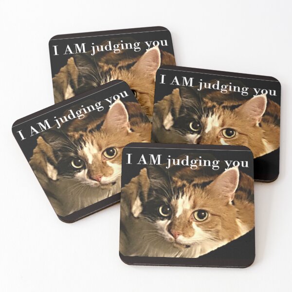 Item preview, Judgy Cat designed and sold by Jowbokitten.