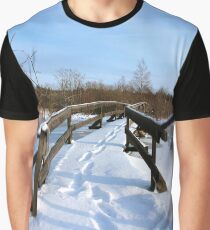 The Herrestadsjön bridge III Graphic T-Shirt